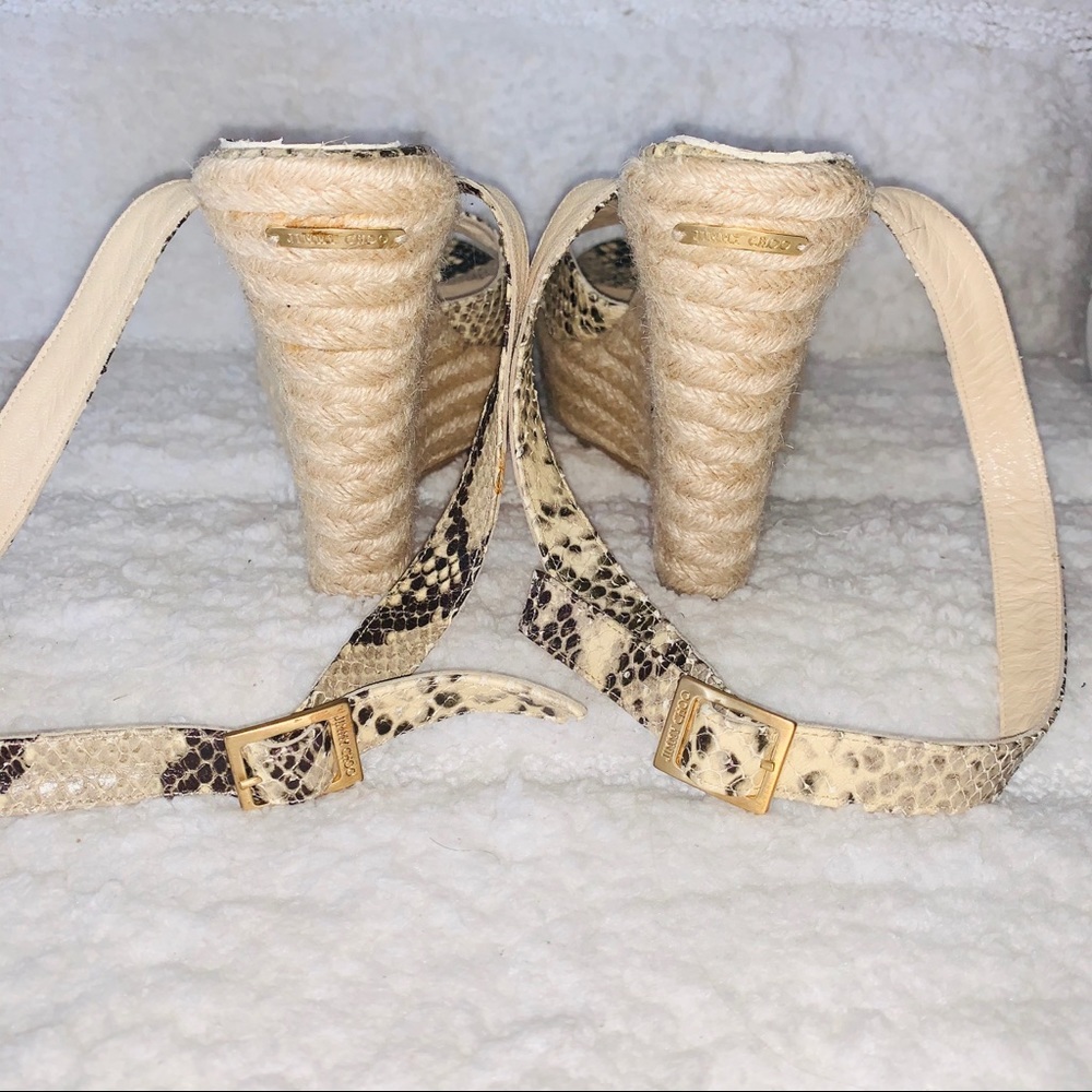Jimmy Choo Python Phyllis Espandrilles Wedged - image 7